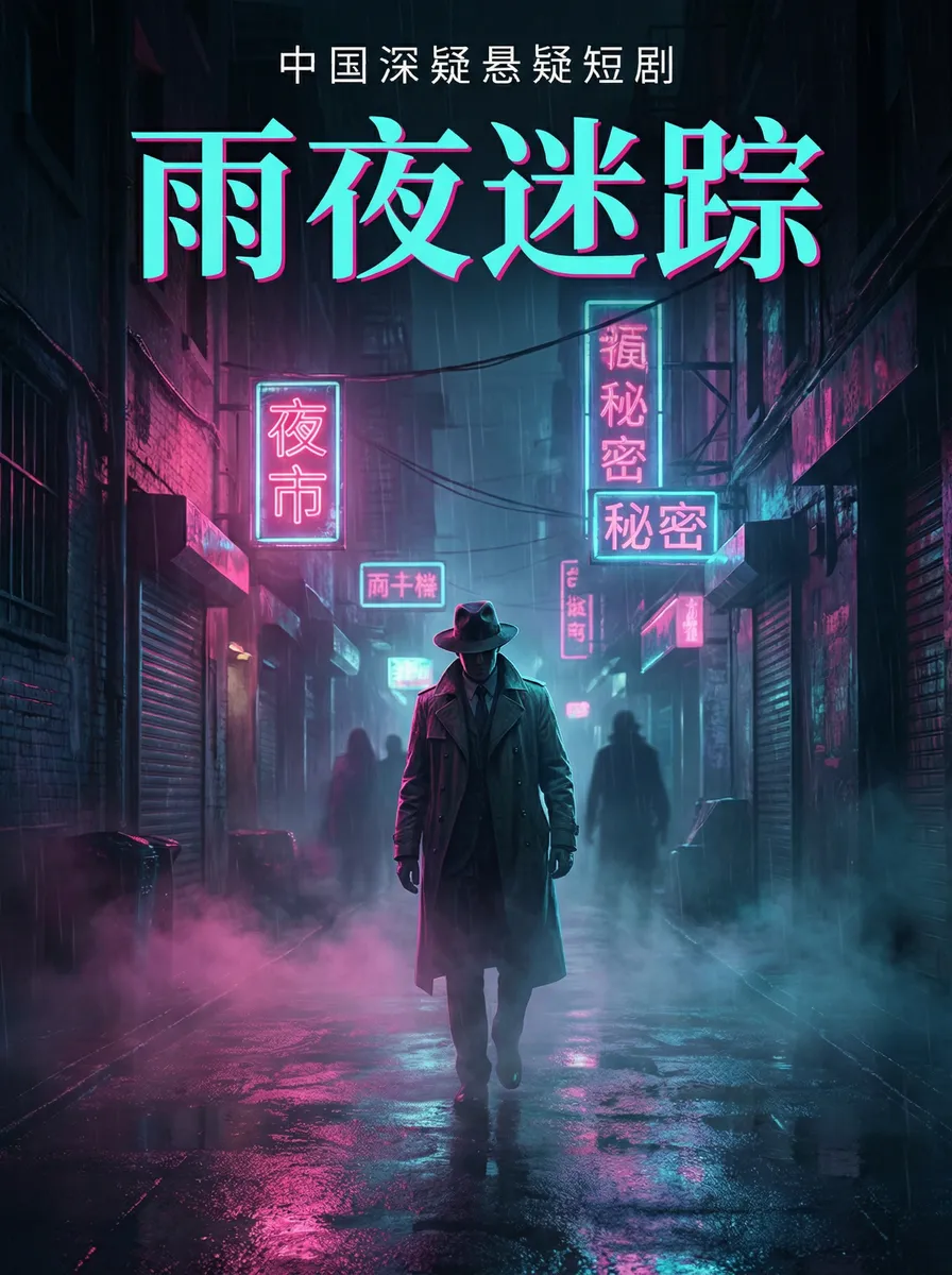 小视频 悬疑追踪短剧 - 雨夜迷踪海报